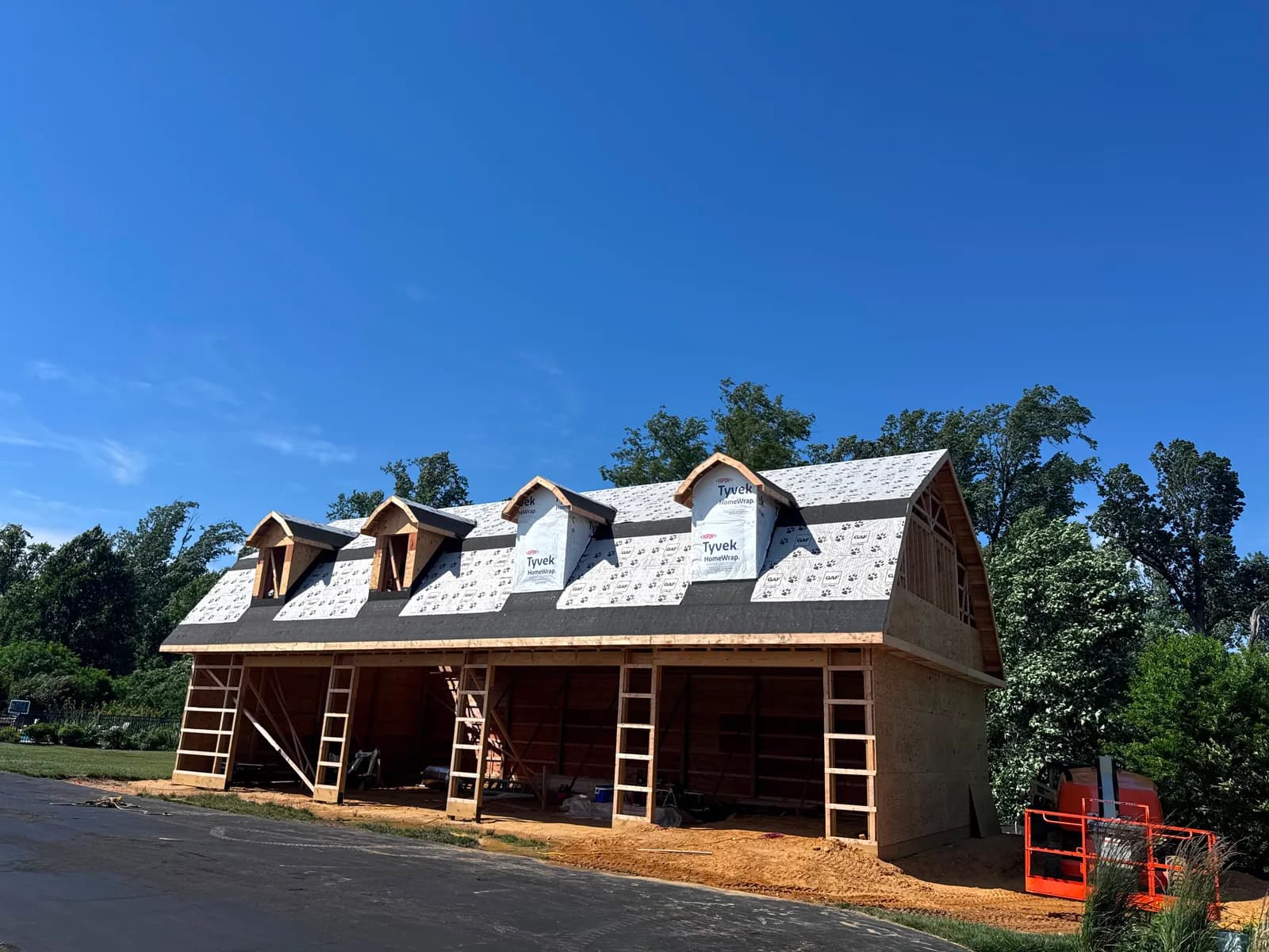 Roofing project in New Jersey, after completion